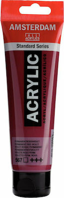 Royal Talens Amsterdam All Acrylics Standard Acrylic Paint Set Permanent Red Violet 567 120ml 1pcs 17095672