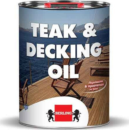 Berling Teak & Decking Oil Auf Lösemittelbasis Teakholz Matt 750ml