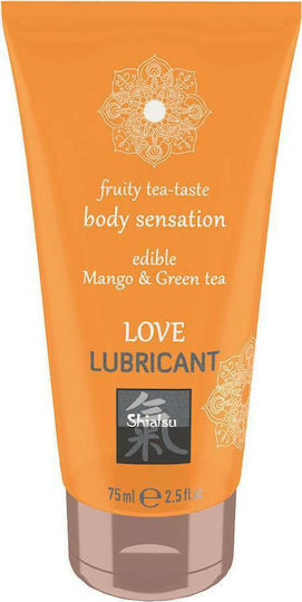 HOT Shiatsu Love Lubricant Gel Mango & Green Tea 75ml