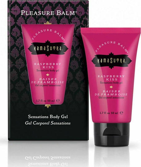 Kama Sutra Pleasure Balm Гел с аромат Малинова целувка 50мл