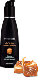 Wicked Aqua Flavored Water Based Lubricant Salted Caramel 60ml