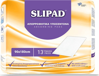 Slipad Incontinence Underpads 90x180cm 13pcs