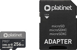 Platinet Pro3 microSDXC 256ГБ Клас 10 U3 A2 UHS-III с адаптер