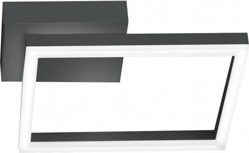 Fabas Luce Bard Deckenleuchte 27cm Schwarz mit Integrierter LED