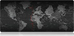 World Map XL 700mm Black