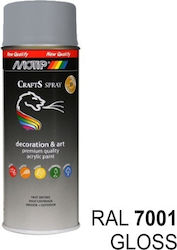 Motip Dupli Sprühfarbe Crafts Silbergrau RAL 7001 400ml