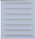 vidaXL Roller Blinds Zebra Double White W120xH175cm 240214