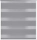 vidaXL Roller Blinds Zebra Double Gray W70xH120cm 240195