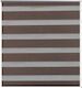 vidaXL Roller Blinds Zebra Double Brown W80xH150cm 240201