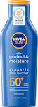 Nivea Protect & Moisture Waterproof Sunscreen Lotion for the Body SPF50 400ml