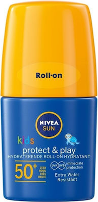 Nivea Sun Kids Protect & Care Impermeabil Copii Crema de Soare Stick pentru Față & Corp SPF50 50ml