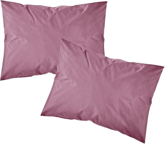 Borea Solid Pillowcase Set Pink 14 50x70cm.