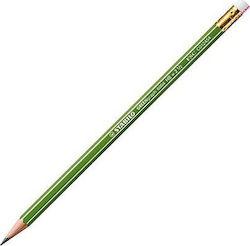 Stabilo Greengraph 6004 Pencil HB with Eraser Green