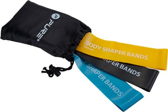 Pure2Improve Body Shaper Benzi de rezistență în formă de buclă seturi 3buc Colorate