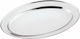 Homestyle Servierplatte Oval Rostfreier Stahl Silber 25cm 1Stück
