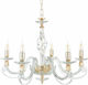 Ondaluce Chandelier Candlestick 5xE14 Gold LP.1306/5