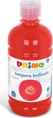 Primo Brillante Tempera Farben Vermillion Red 300 in Flasche 500ml 1Stück 202BR500300