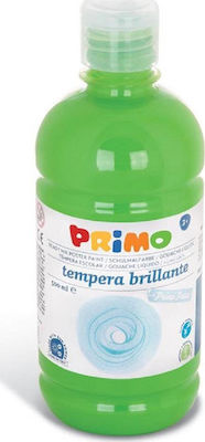 Primo Brillante Tempera Farben Green 600 Hell in Flasche 500ml 1Stück 202BR500600