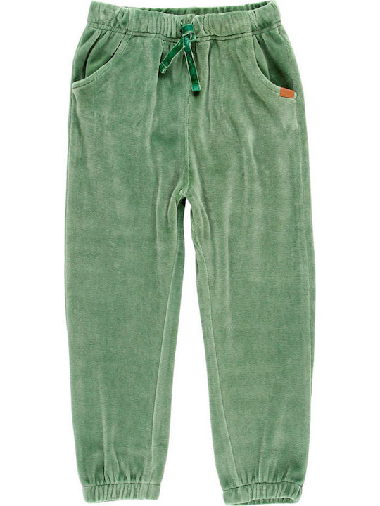 Boboli Kids Fabric Trousers Green