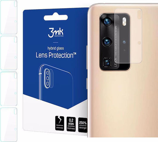 3MK Lens Protector Προστασία Κάμερας Tempered Glass Διάφανο για το Huawei P40 Pro