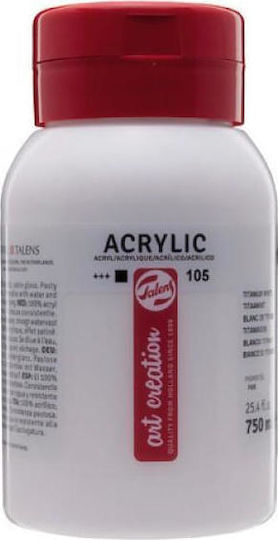 Royal Talens Art Creation Acrylic Acrylic Paint Set Titanium White 105 750ml 1pcs