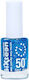 Sixteen Cosmetics Long Lasting 50'' Glitter Βερνίκι Νυχιών Μακράς Διαρκείας Quick Dry Μπλε 571 11ml