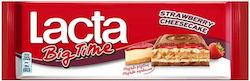 Lacta Big Time Chocolate Milk Strawberry Cheesecake 300gr 1pcs