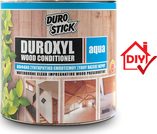 Durostick Conservant de impregnare lemn Duroxyl Aqua Wood Protection/Conditioner pentru apa Transparent 2.5lt