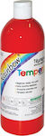 Rainbow Tempera Colour Paint Bottle 500ml Red