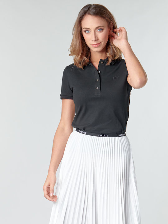 Lacoste Polo Μαύρο