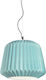 Ondaluce Plumcake Pendant Light Suspension for Socket E27 Turquoise