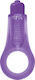 Ns Novelties Firefly Vibrating Couples Ring Δονούμενο Δαχτυλίδι Πέους Σιλικόνης Μωβ