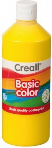 Creall Basic Color Τέμπερα Ζωγραφικής Primary Yellow 02 σε Μπουκάλι 500ml