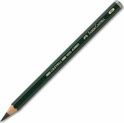 Faber-Castell 9000 Jumbo Creion 6B Verde