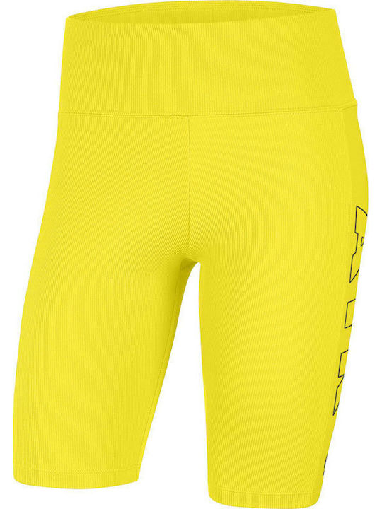 Nike Sportswear Air Bike Training Γυναικείο Ποδηλατικό Κολάν Κίτρινο