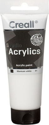 Creall Studio Acrylics Set Culori Acrilice Pictură în culoarea Alb Alb de titan 81 120ml 1buc