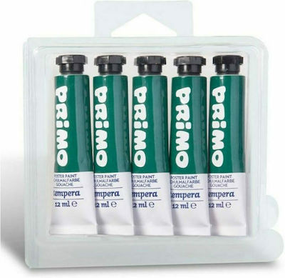 Primo Tempera Τέμπερα Ζωγραφικής Dark Green σε Σωληνάριο 12ml