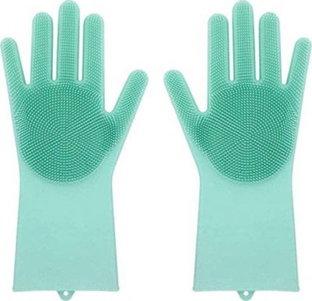 Oven Gloves Spark Magic Silicone Πράσινο 2pcs