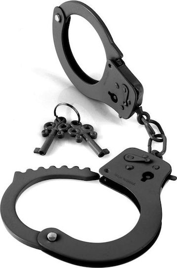 Pipedream Fetish Fantasy Series - Designer Metal Handcuffs Handschellen in Schwarz Farbe