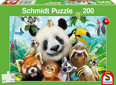 Kinderpuzzle Animal Fun für 8++ Jahre 200pcs Schmidt Spiele