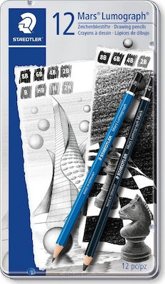 Staedtler Mars Lumograph Σετ Μολύβια 12τμχ