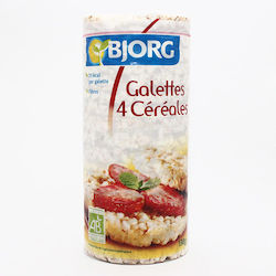 Bjorg Bio Reiswaffeln 4 Getreide mit Geschmack 4 Getreide Gesamtschleifen 130gr Bjorg Bio Reiswaffeln 4 Getreide mit Geschmack 4 Getreide Gesamtschleifen 130gr