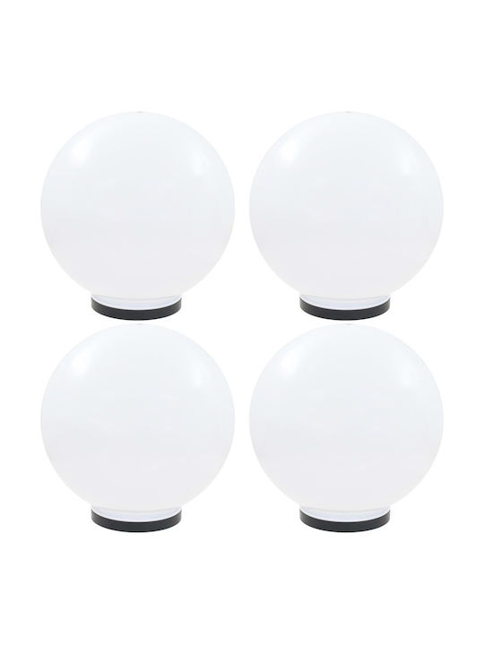 vidaXL Outdoor Globe Lamp E27 White