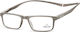 Montana Eyewear MR59C Reading Glasses +2.00 with Magnet Matt Grey MR59C