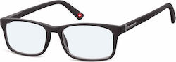 Montana Eyewear BLF73 Reading Glasses +3.00 Black BLF73