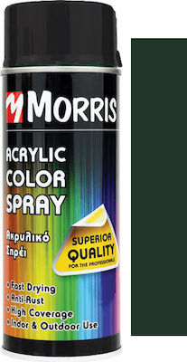 Morris Spray Paint Acrylic with Shiny Effect Fir Green RAL 6009 400ml