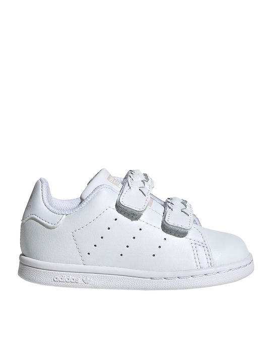 Adidas Παιδικά Sneakers Stan Smith με Σκρατς Cloud White / Cloud White / Grey One