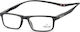 Montana Eyewear MR59 Reading Glasses +2.50 with Magnet Black MR59