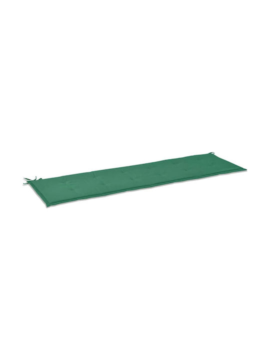 vidaXL Garden Bench Cushion Green 180x50cm.