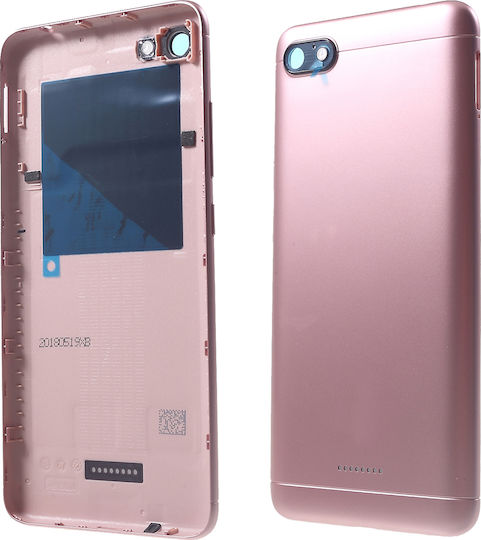 Καπάκι Μπαταρίας Ροζ Χρυσό για Redmi 6a Single
